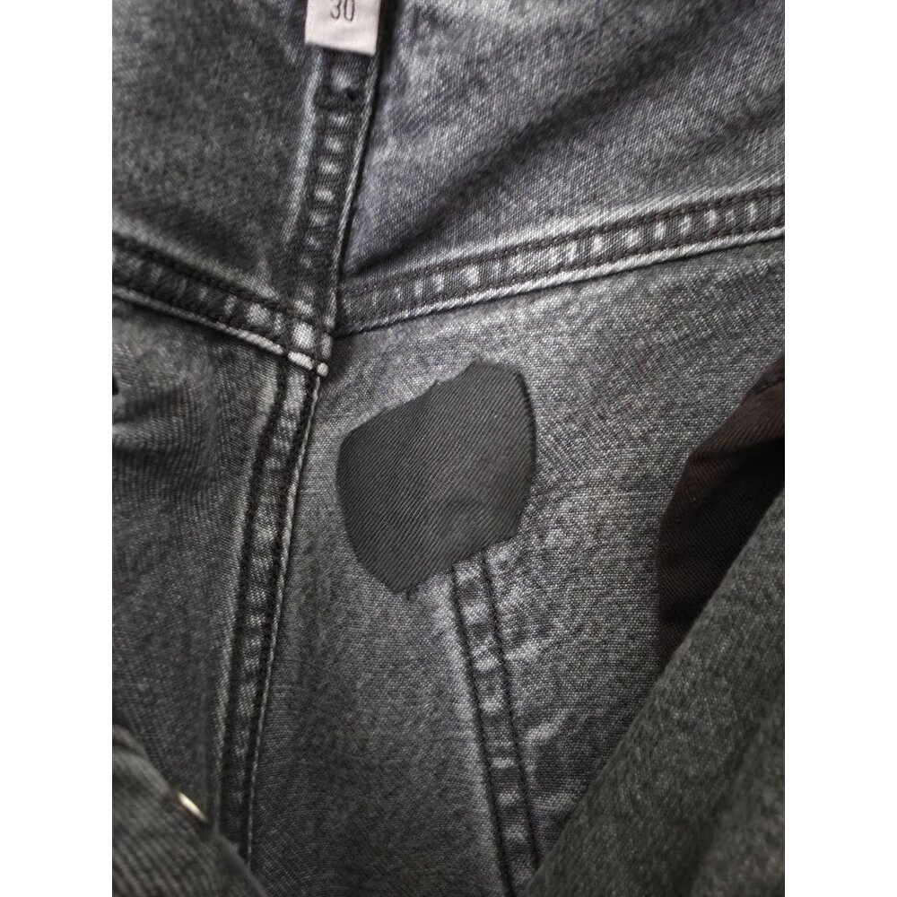 Agolde Black Stonewashed Straight Leg Denim Button Fly Jeans Men's 30x30 - Picture 10 of 11